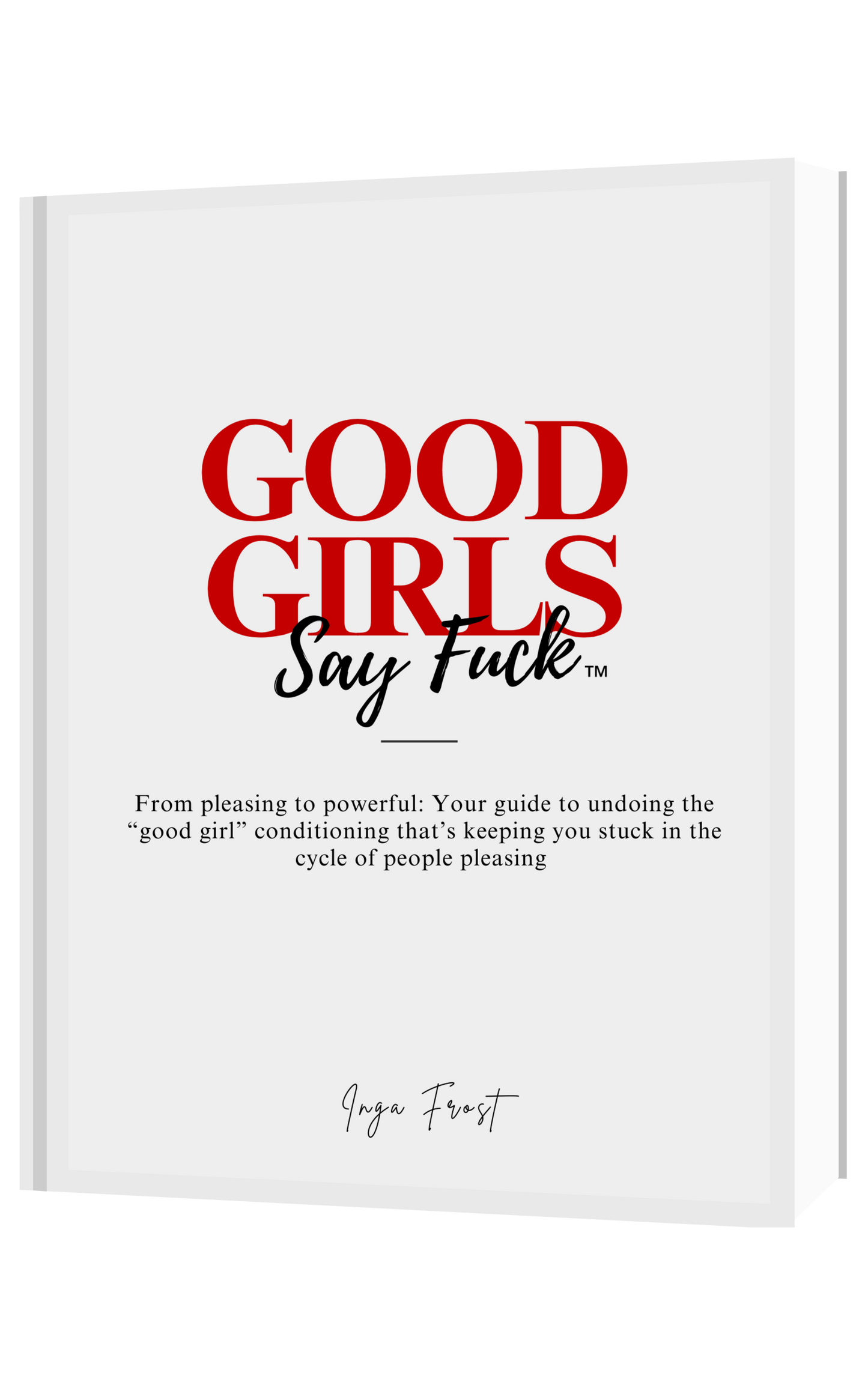 Good Girls Say Fuck Workbook (Digital Download)
